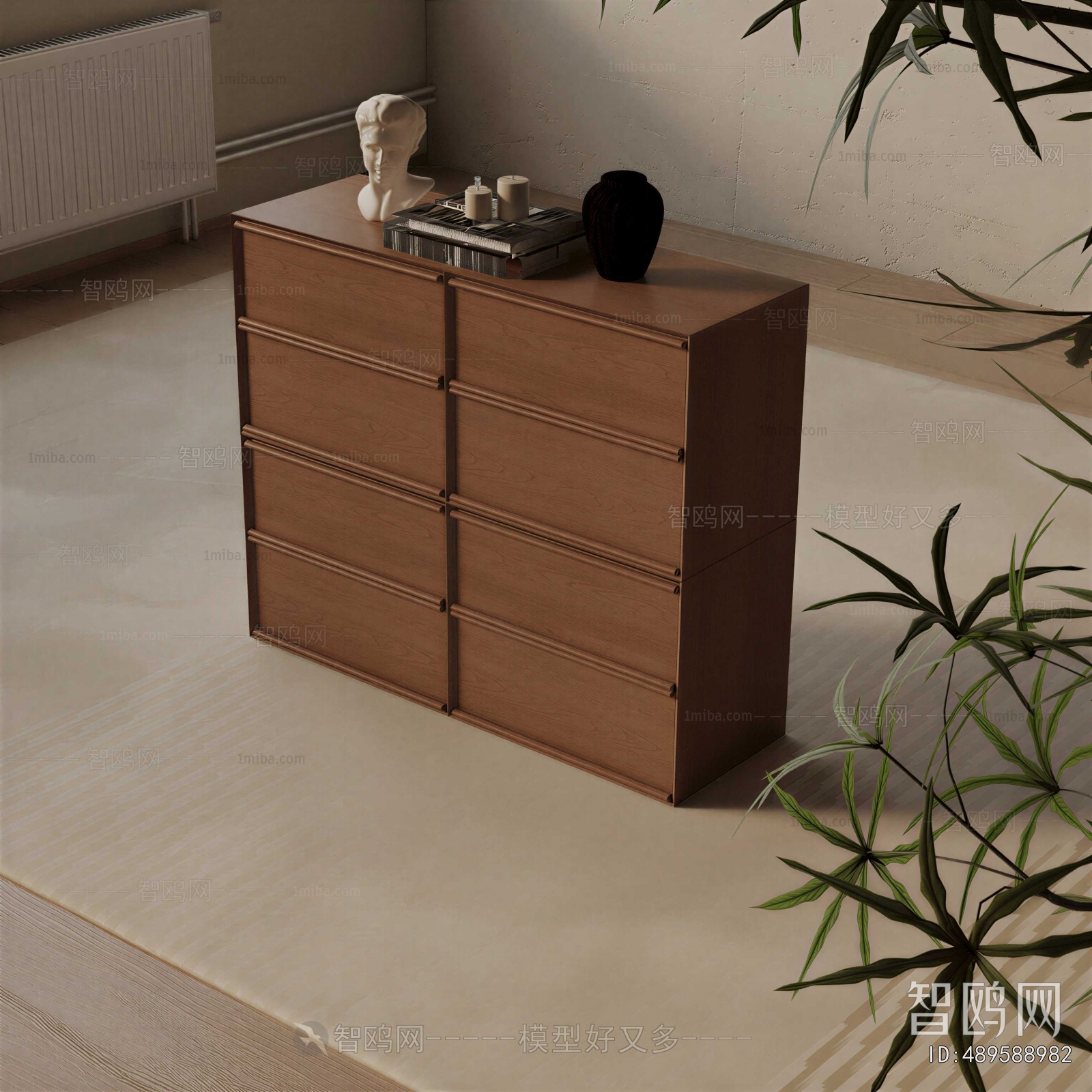 Wabi-sabi Style Chest Of Drawers