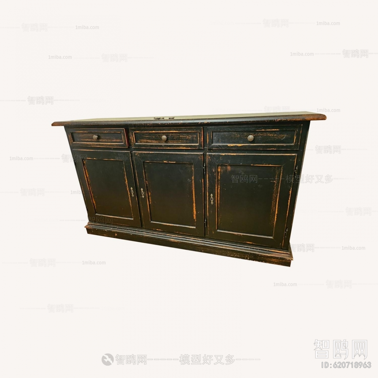 Chinese Style Side Cabinet
