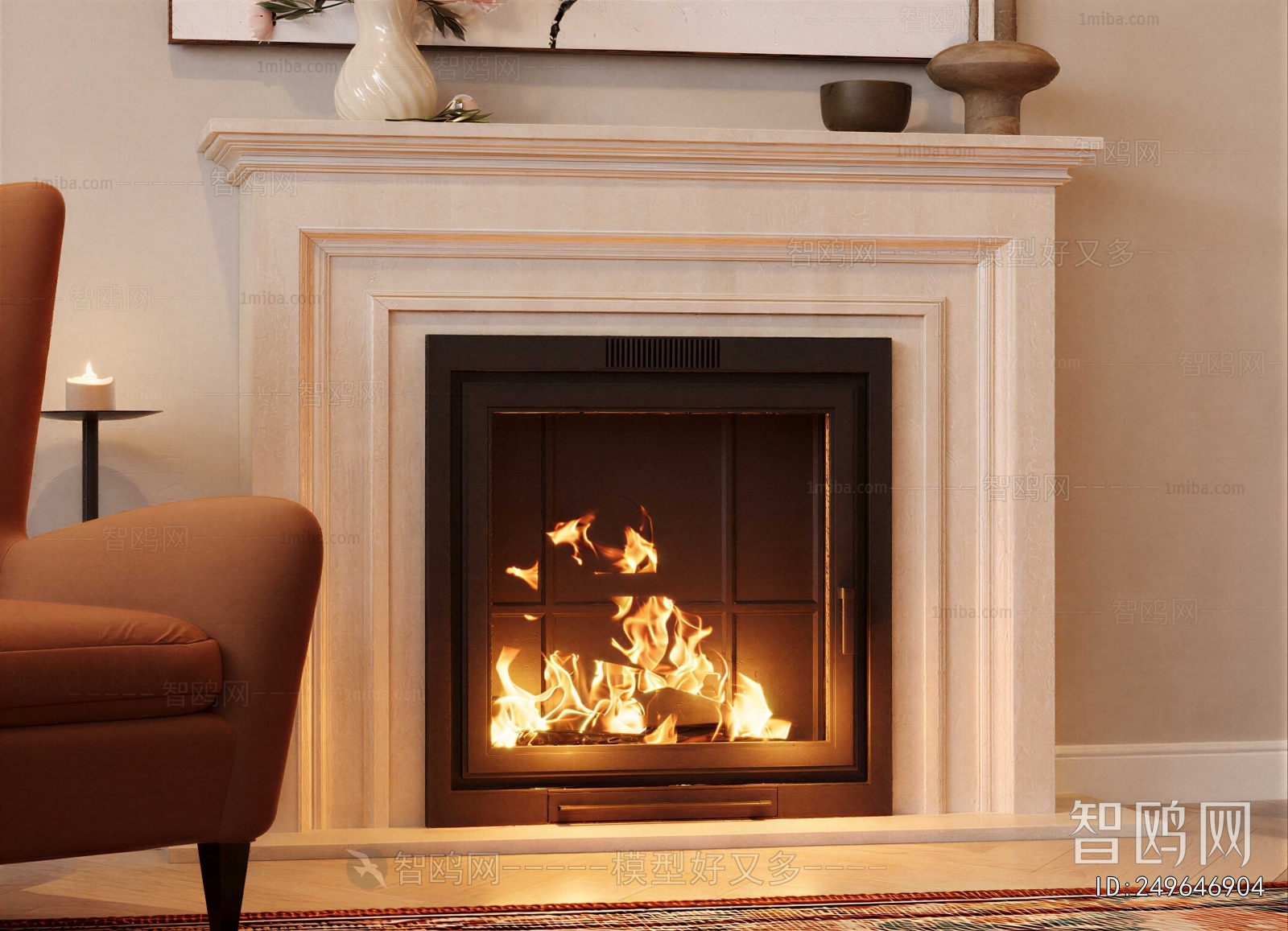 French Style Fireplace