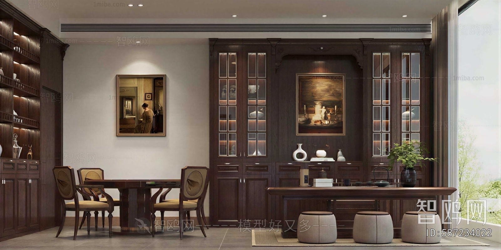 Retro Style Rest And Entertainment