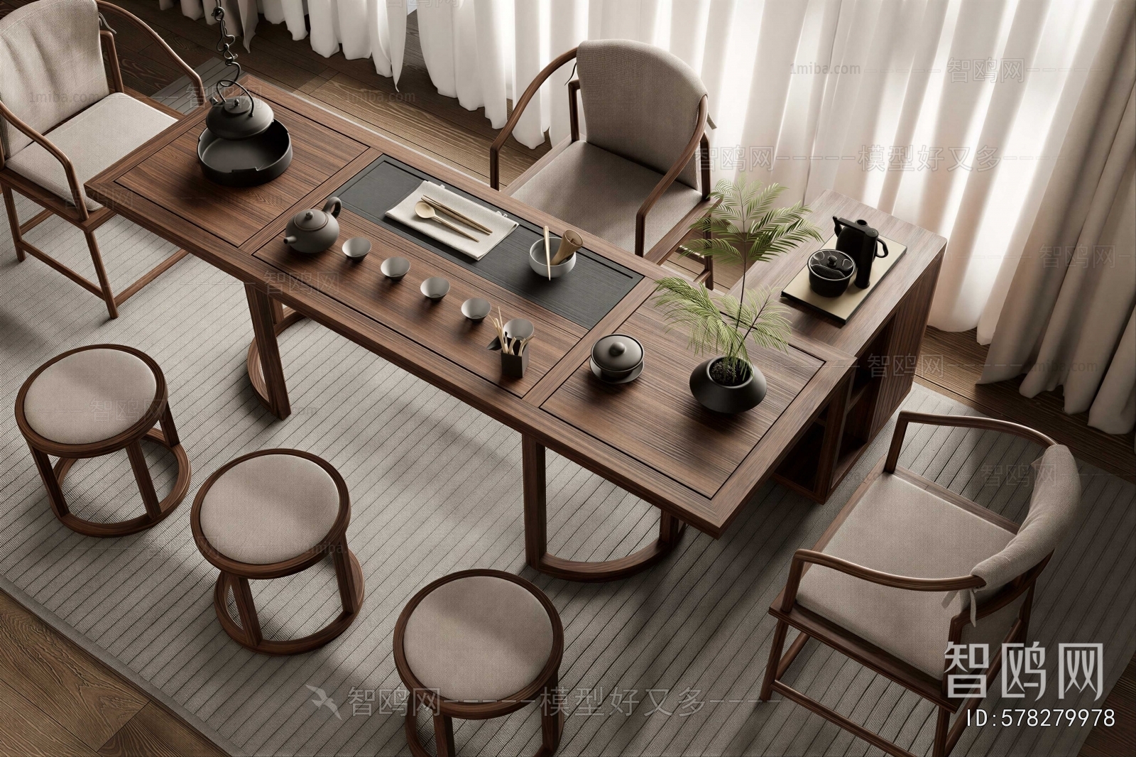 New Chinese Style Tea Tables And Chairs