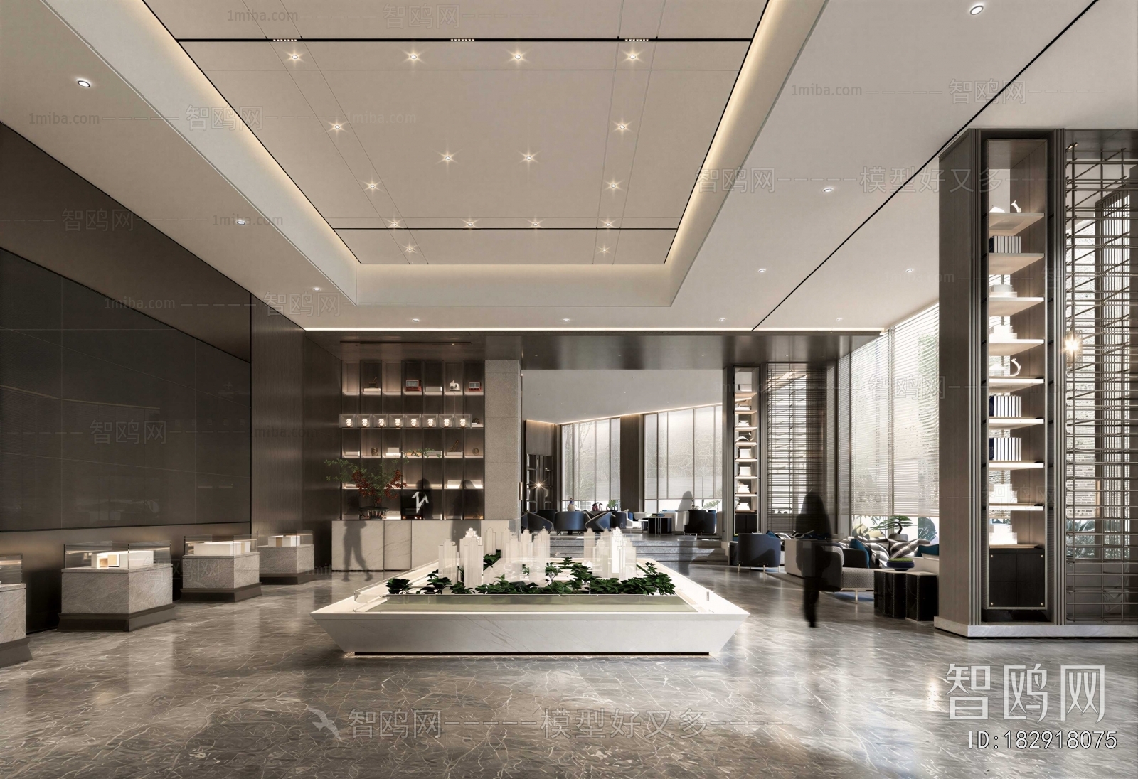 New Chinese Style Sand Table Area