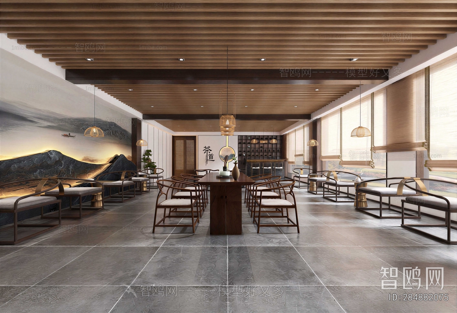 New Chinese Style Teahouse Tea House