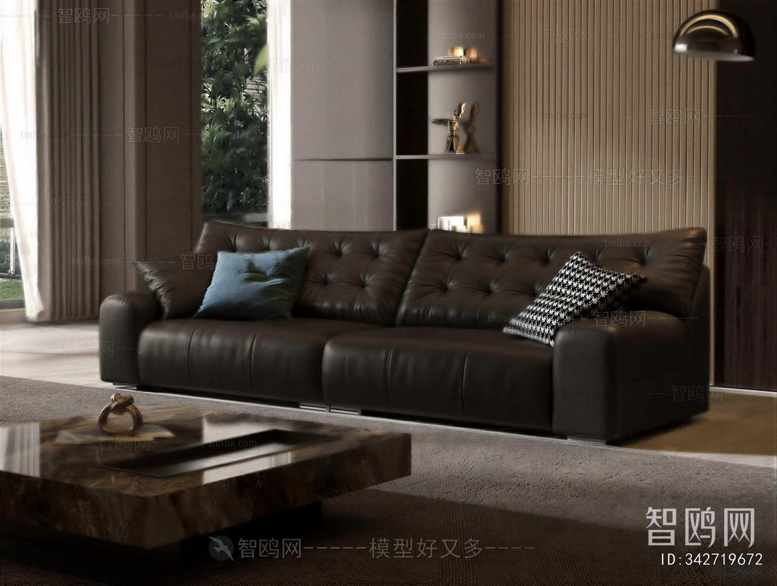 Modern Multi Person Sofa