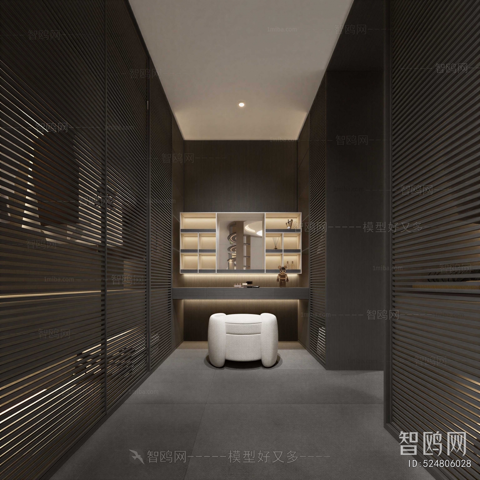 Modern Clothes Storage Area