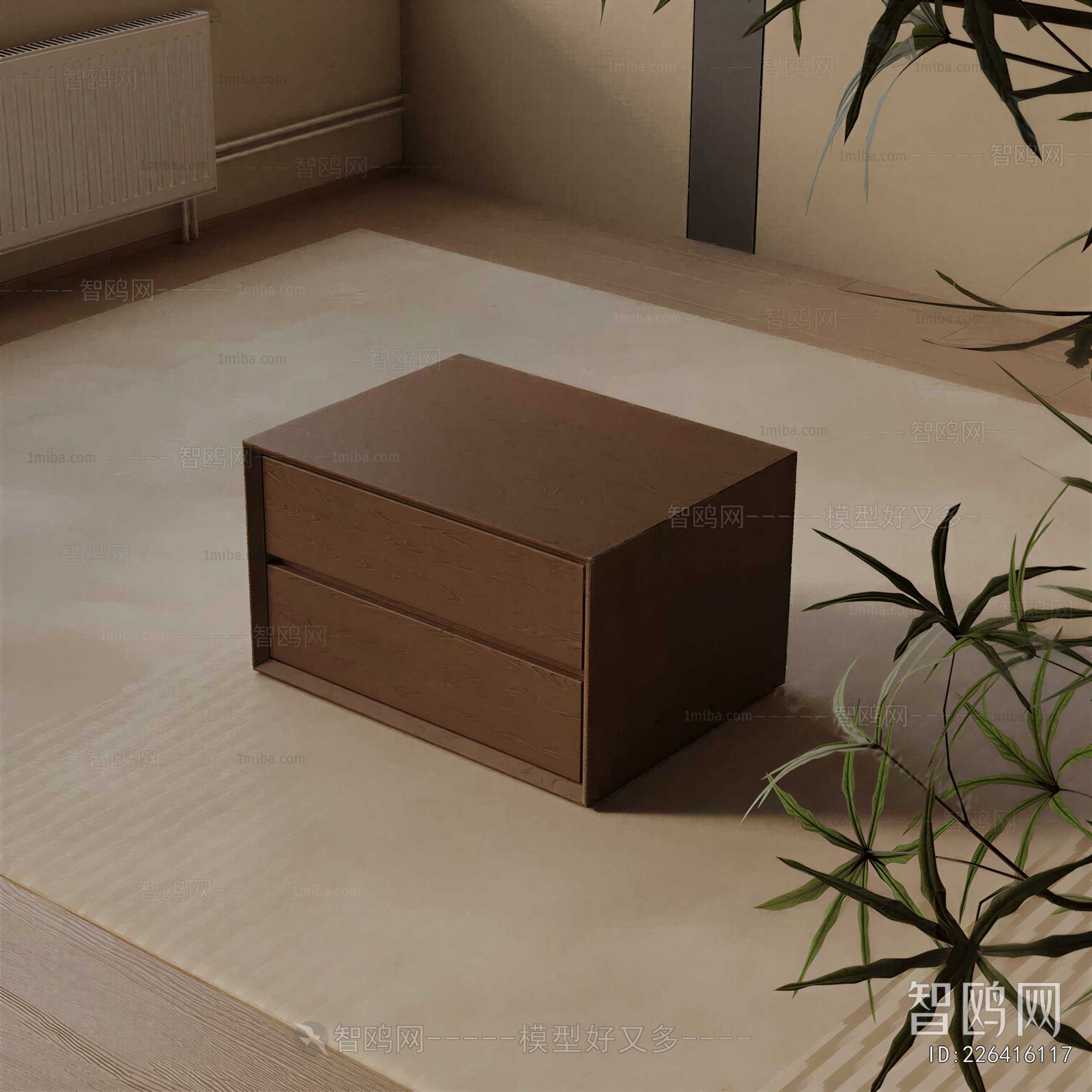 Modern Bedside Cupboard