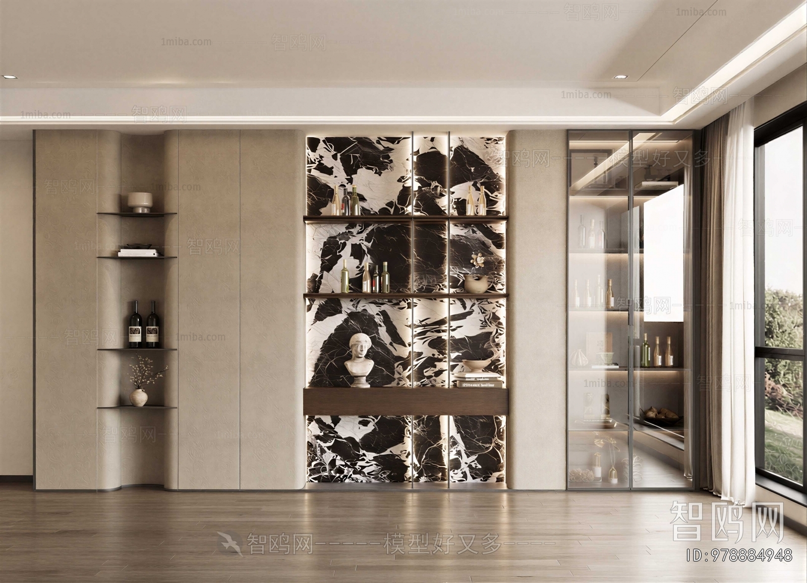 Modern Wine Cabinet