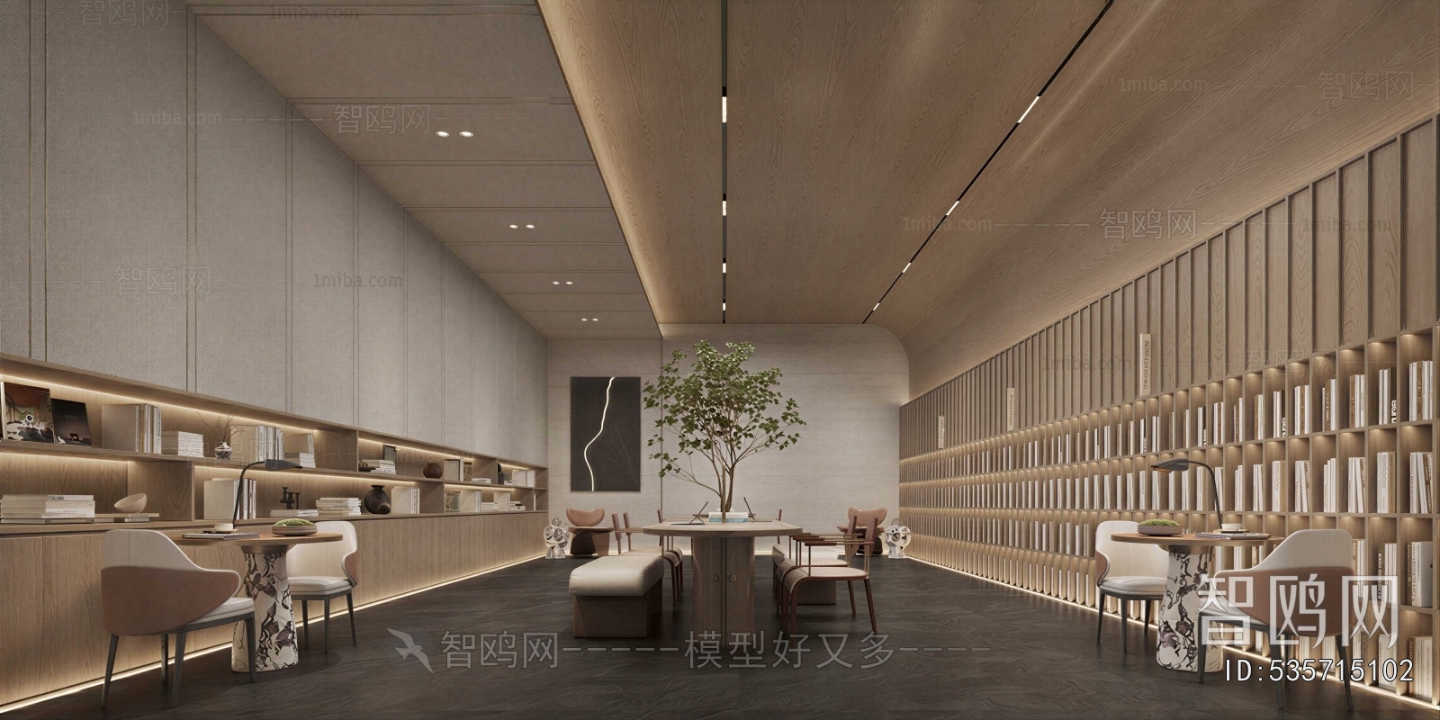 Modern Bookstore Book Bar