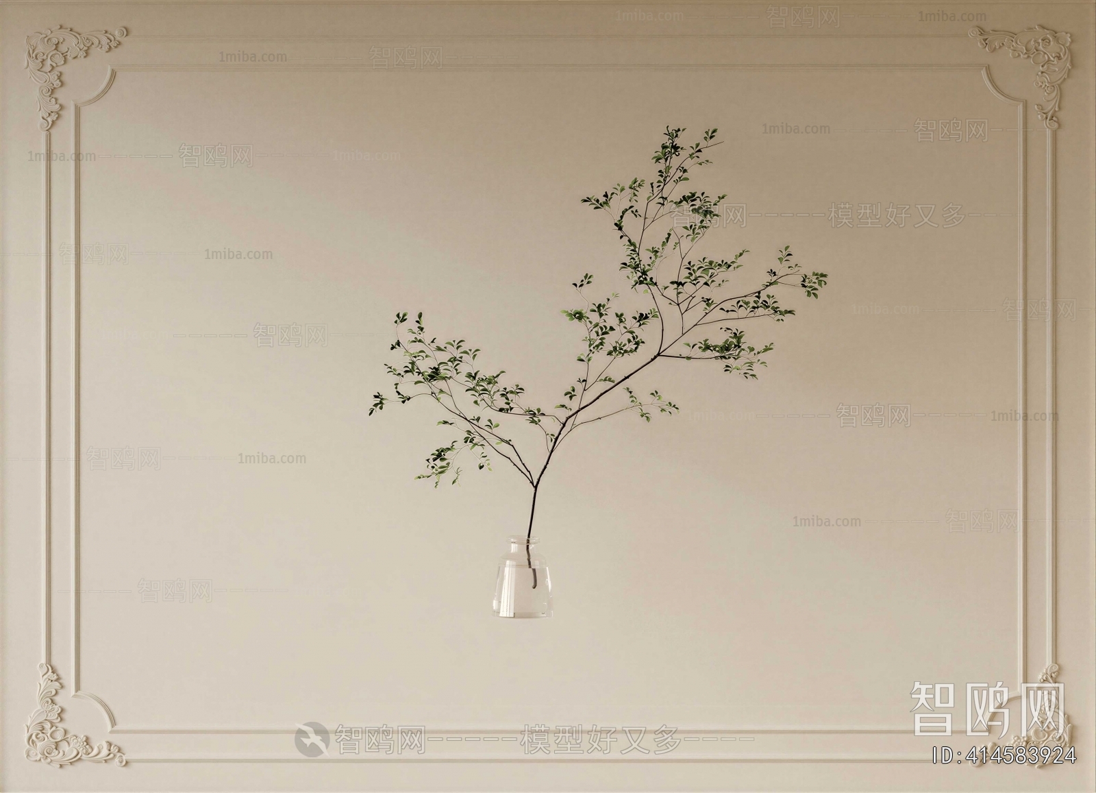 Modern Aquatic Green Plant