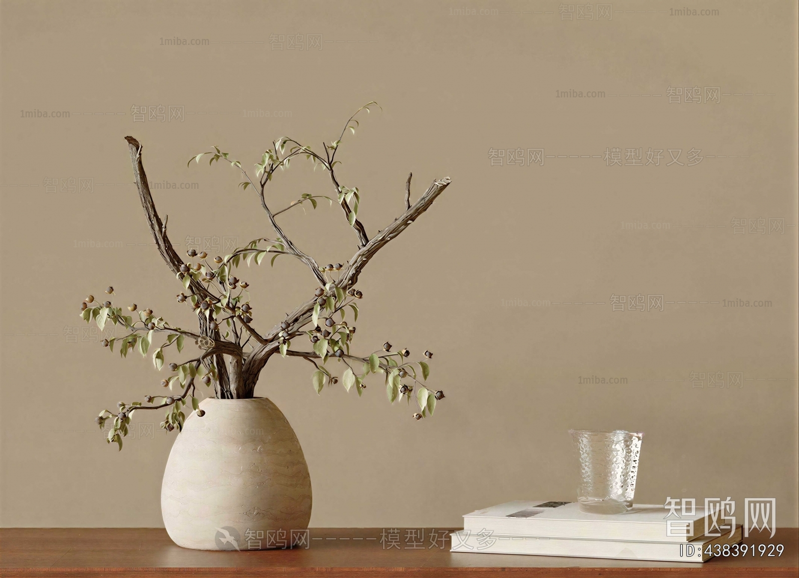 Wabi-sabi Style Dried Branch