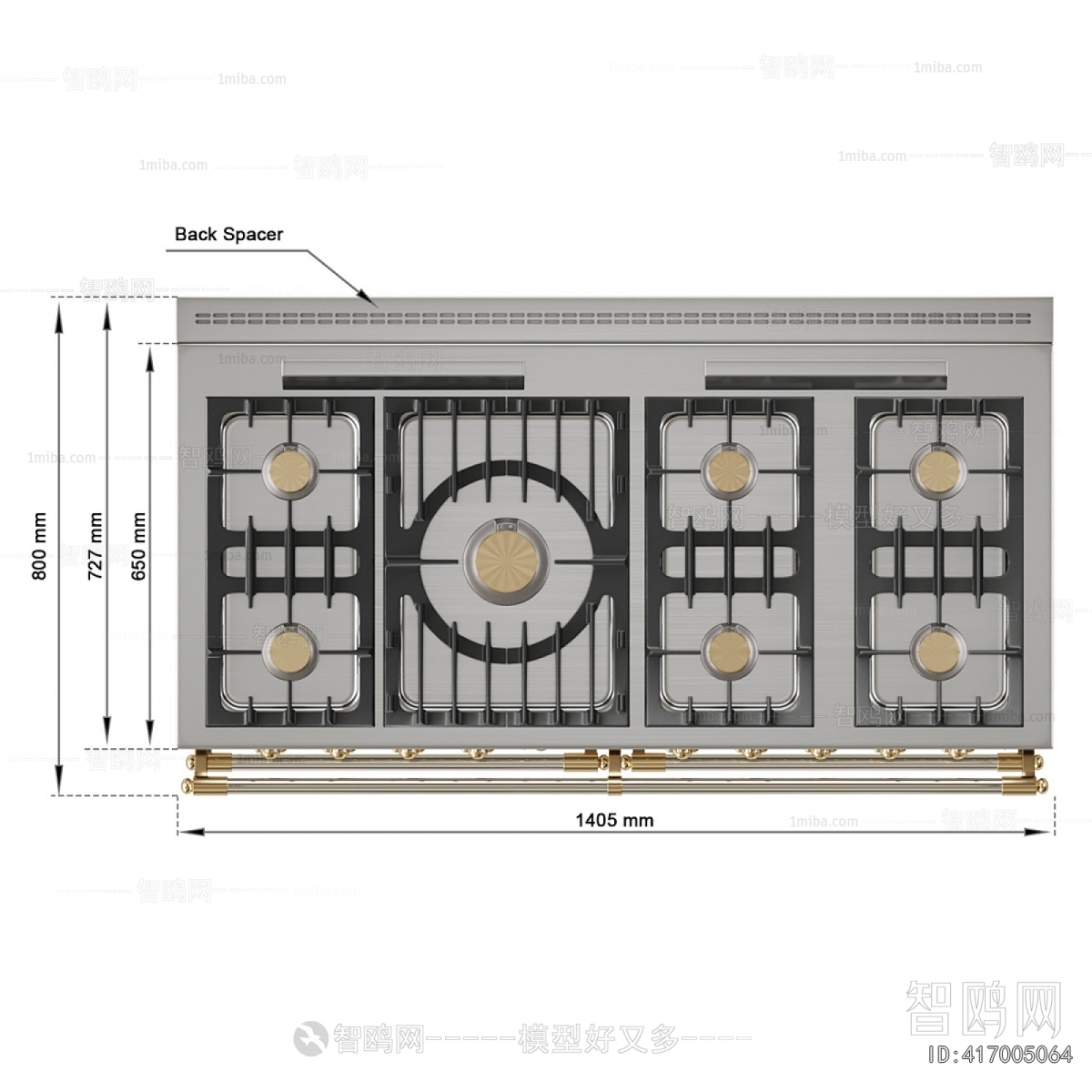European Style Kitchen Electric Gas Range