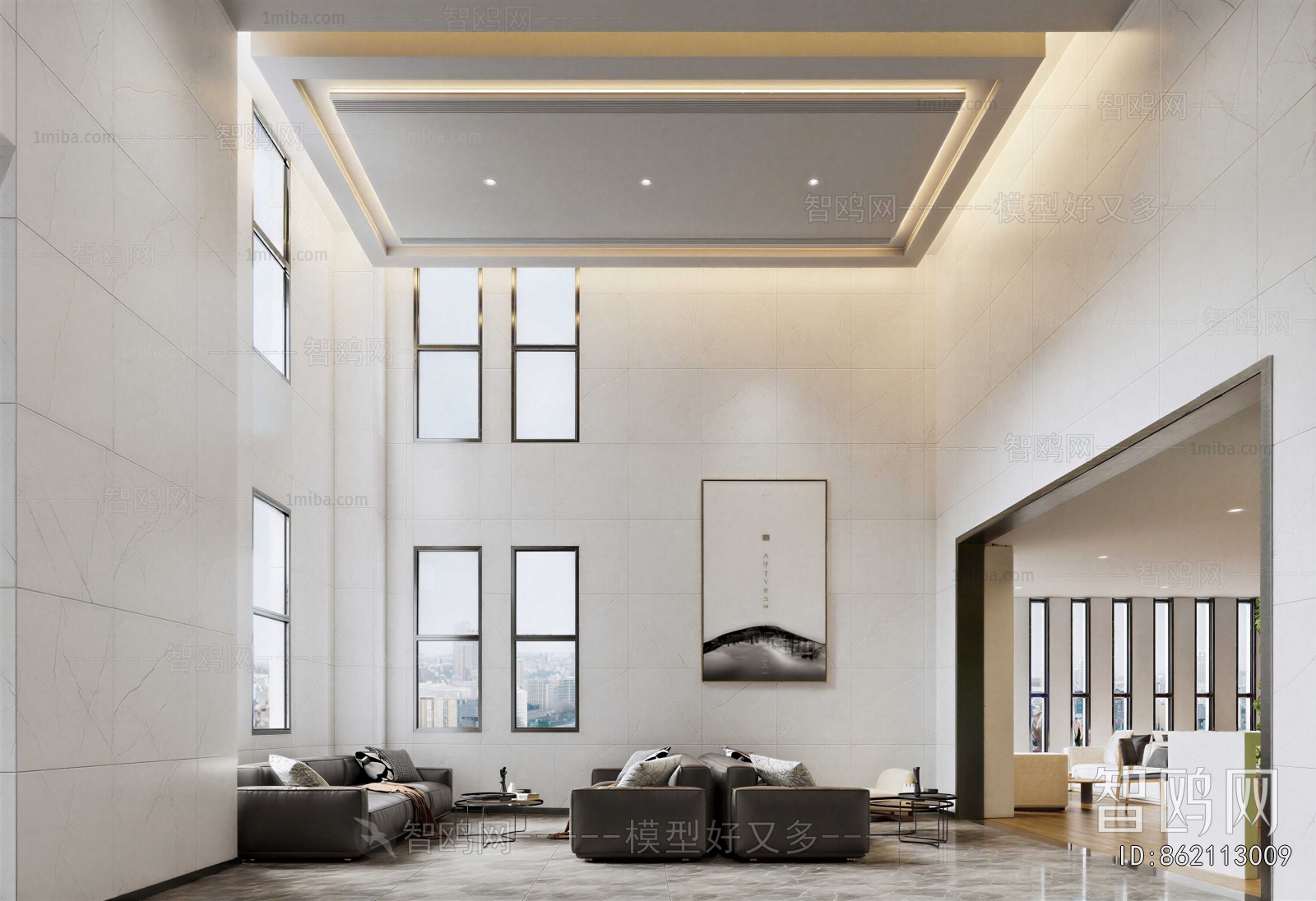 Modern Office Reception Desk