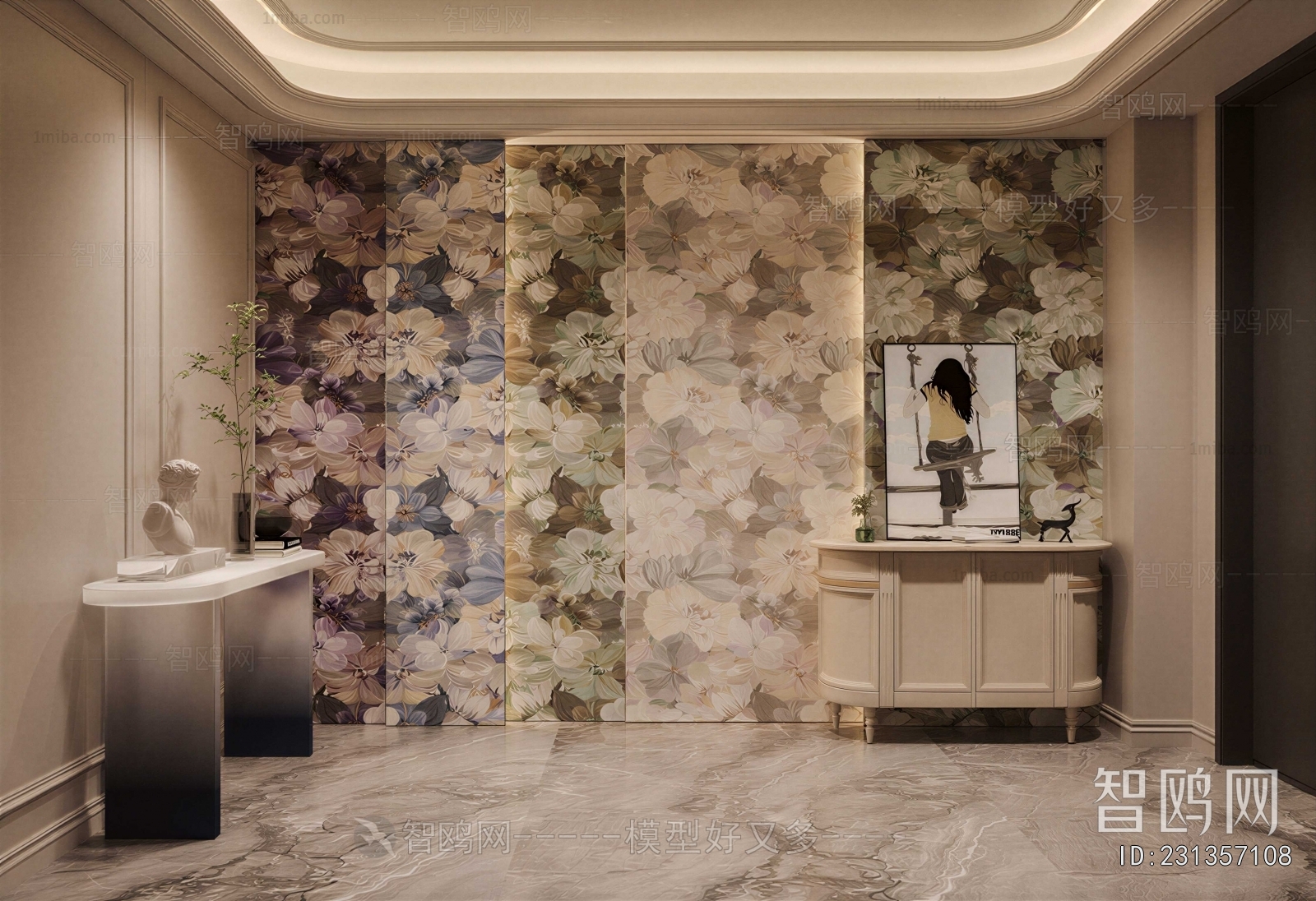 European Style Hallway