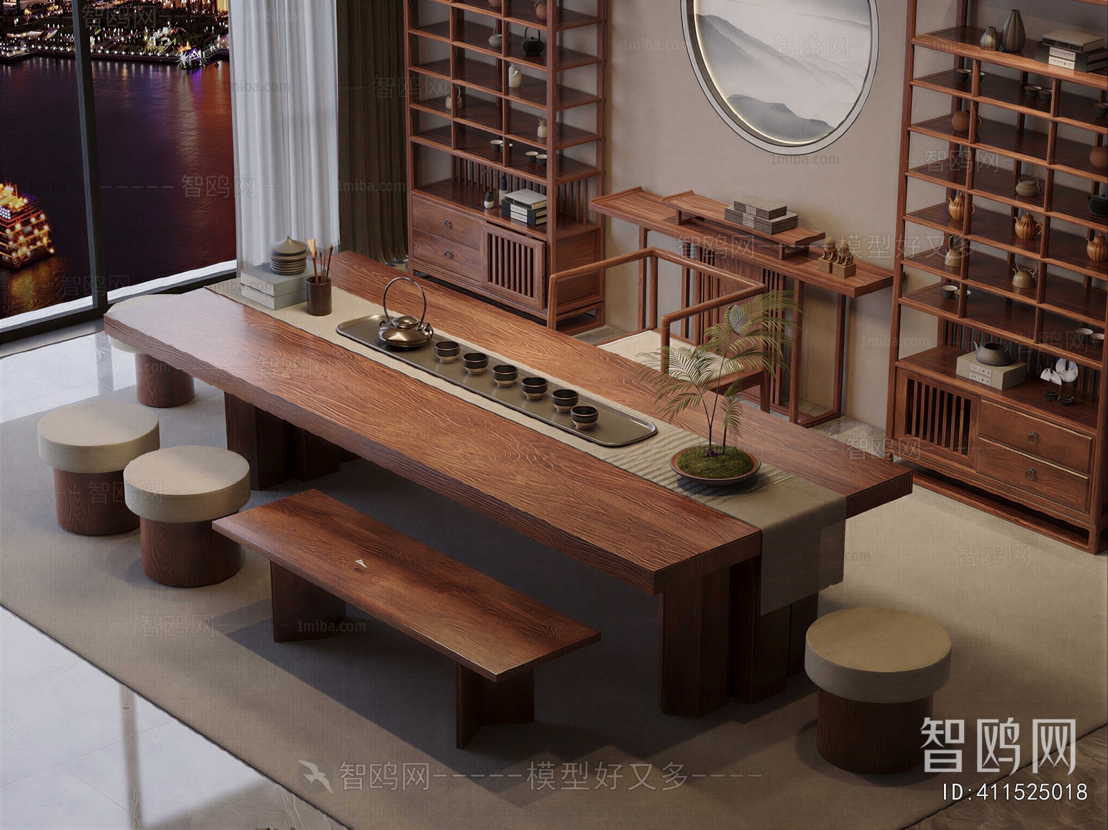 New Chinese Style Tea Tables And Chairs