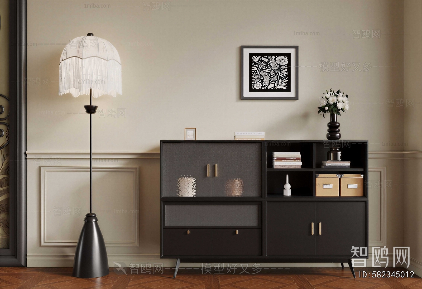 French Style Entrance Cabinet