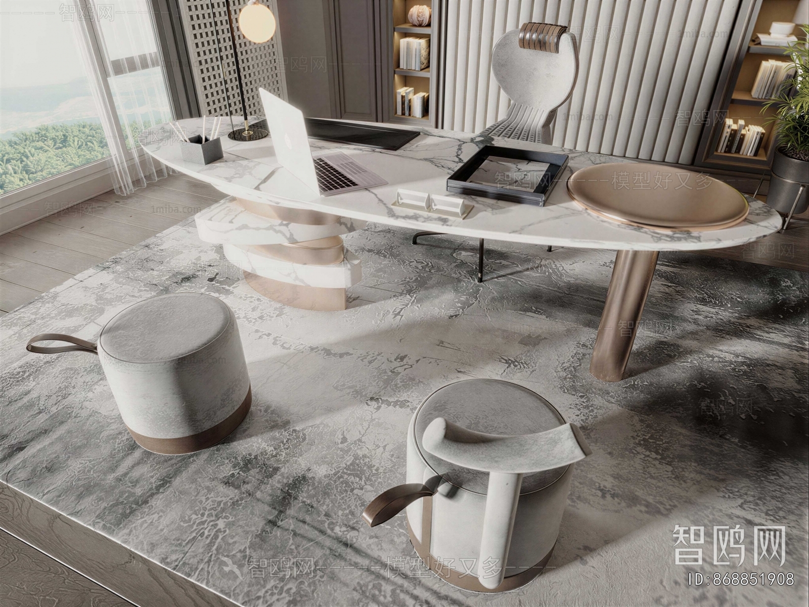 Modern Computer Desk And Chair