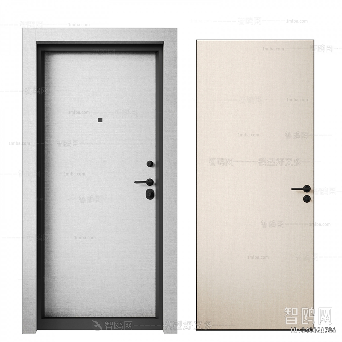 Modern Single Door