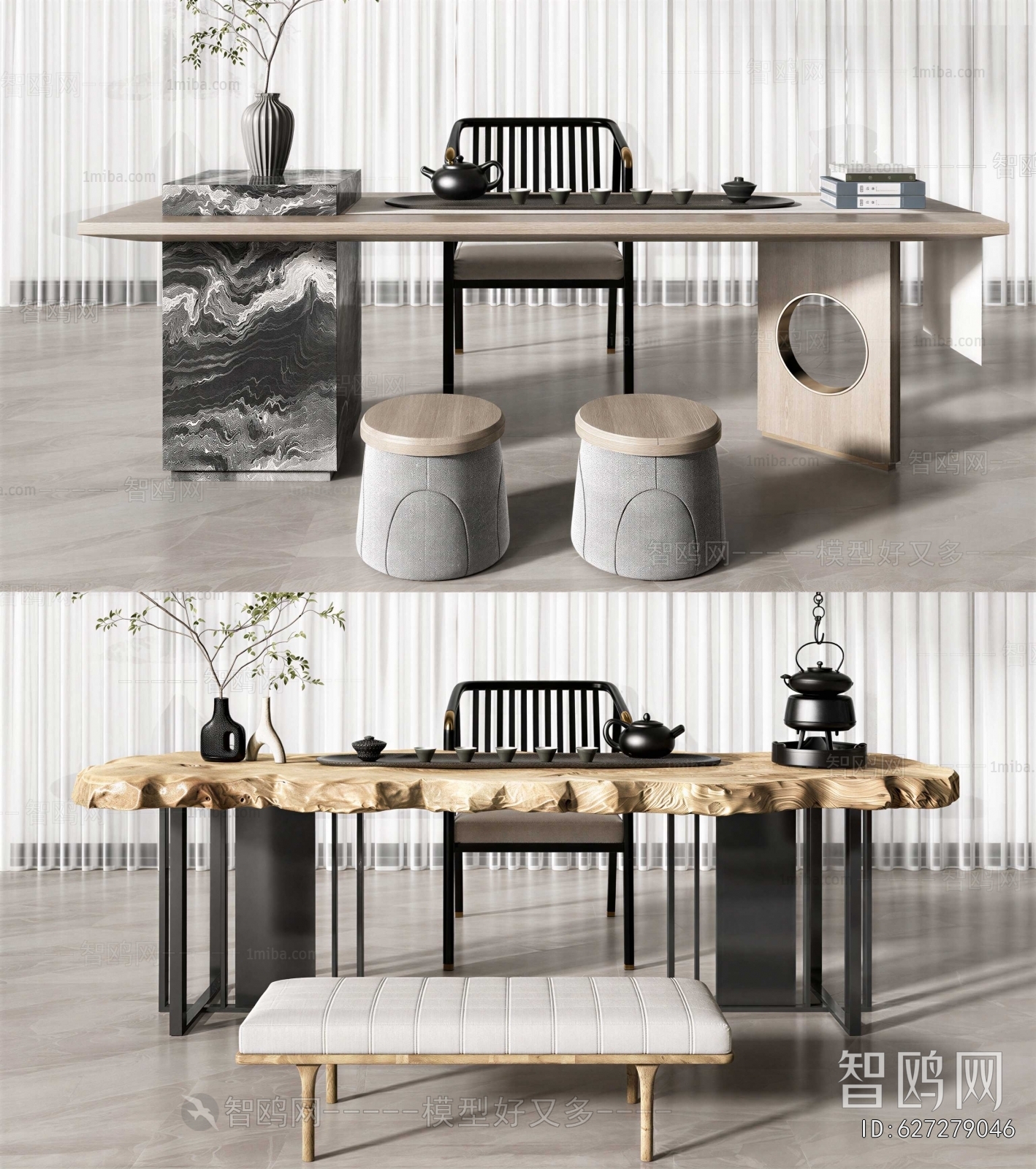 New Chinese Style Tea Tables And Chairs