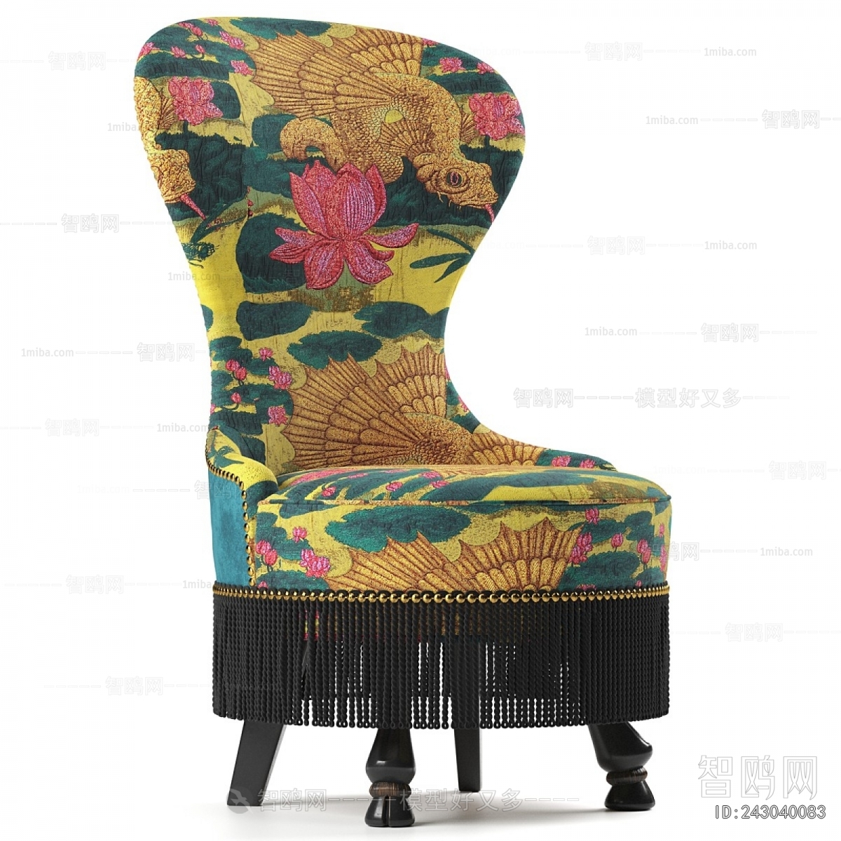 New Chinese Style Lounge Chair