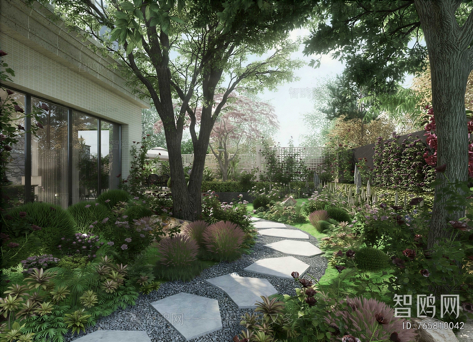 Modern Courtyard/landscape