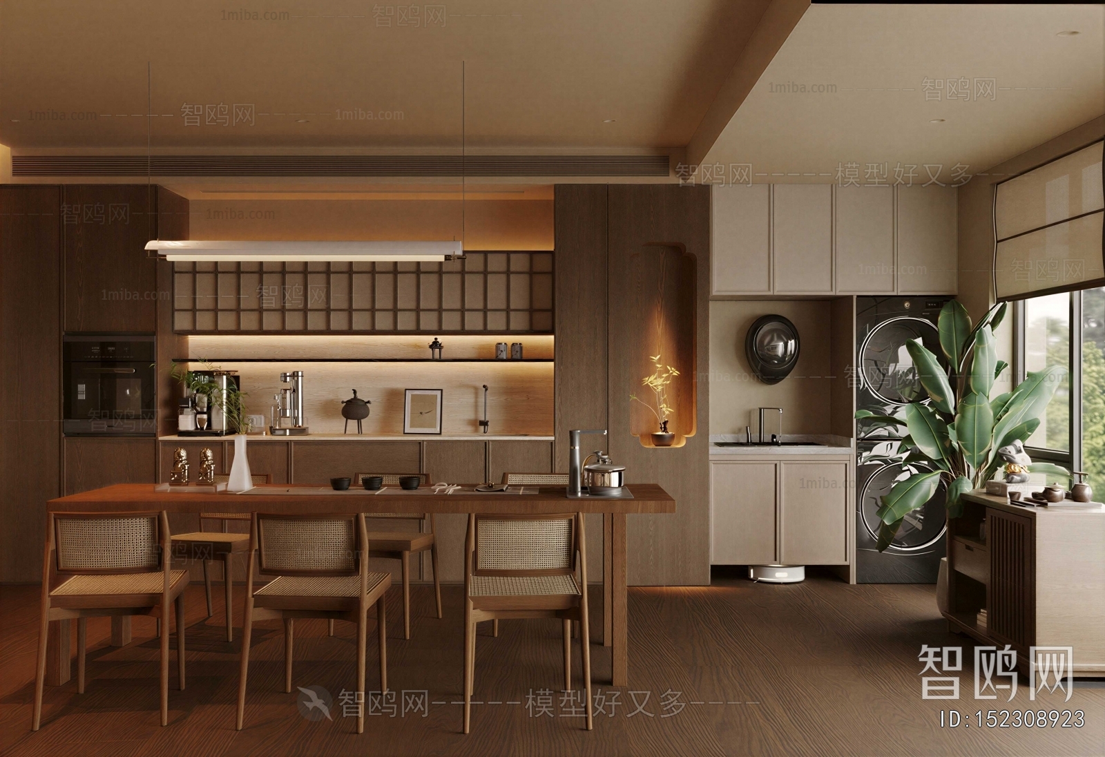 New Chinese Style Dining Room