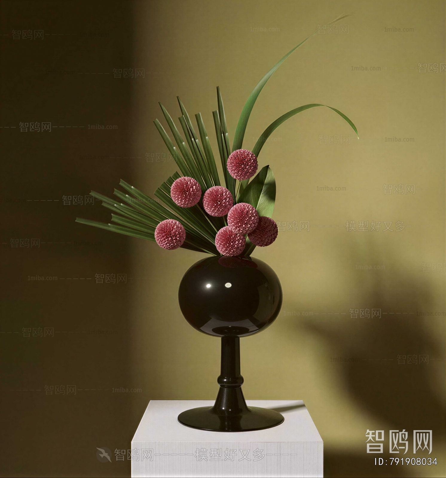 New Chinese Style Flower Arrangement