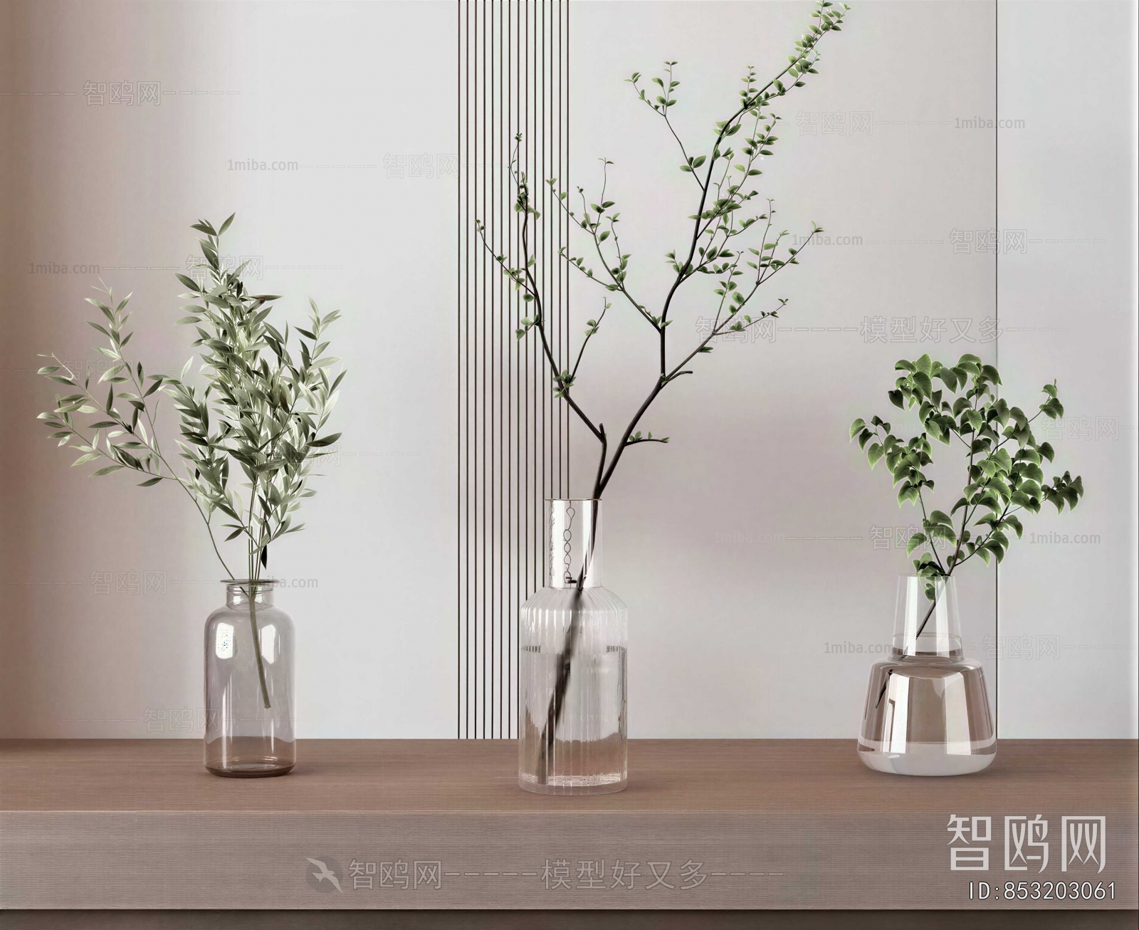 Modern Aquatic Green Plant