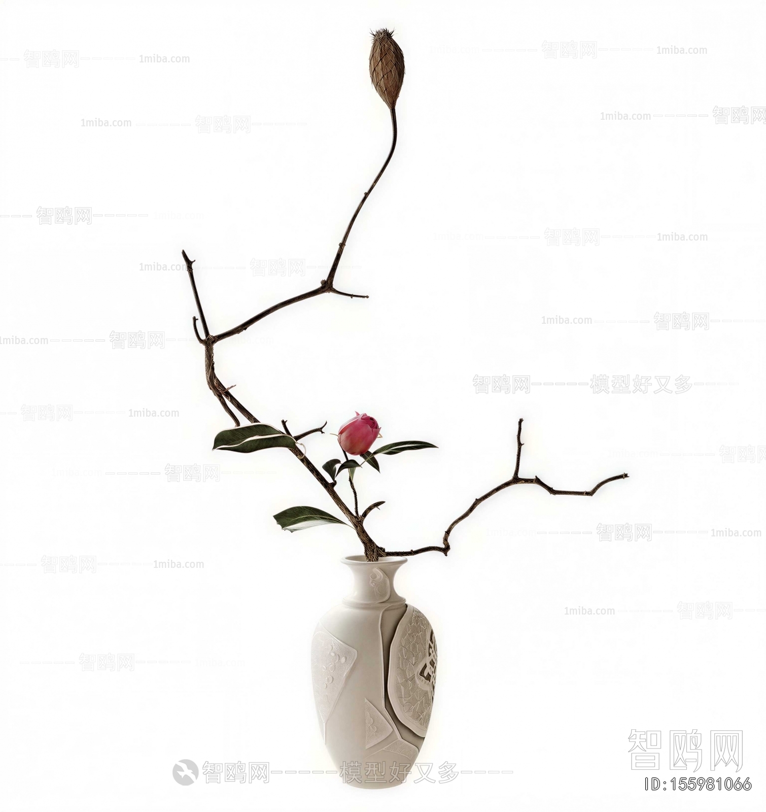 Japanese Style Flower Arrangement