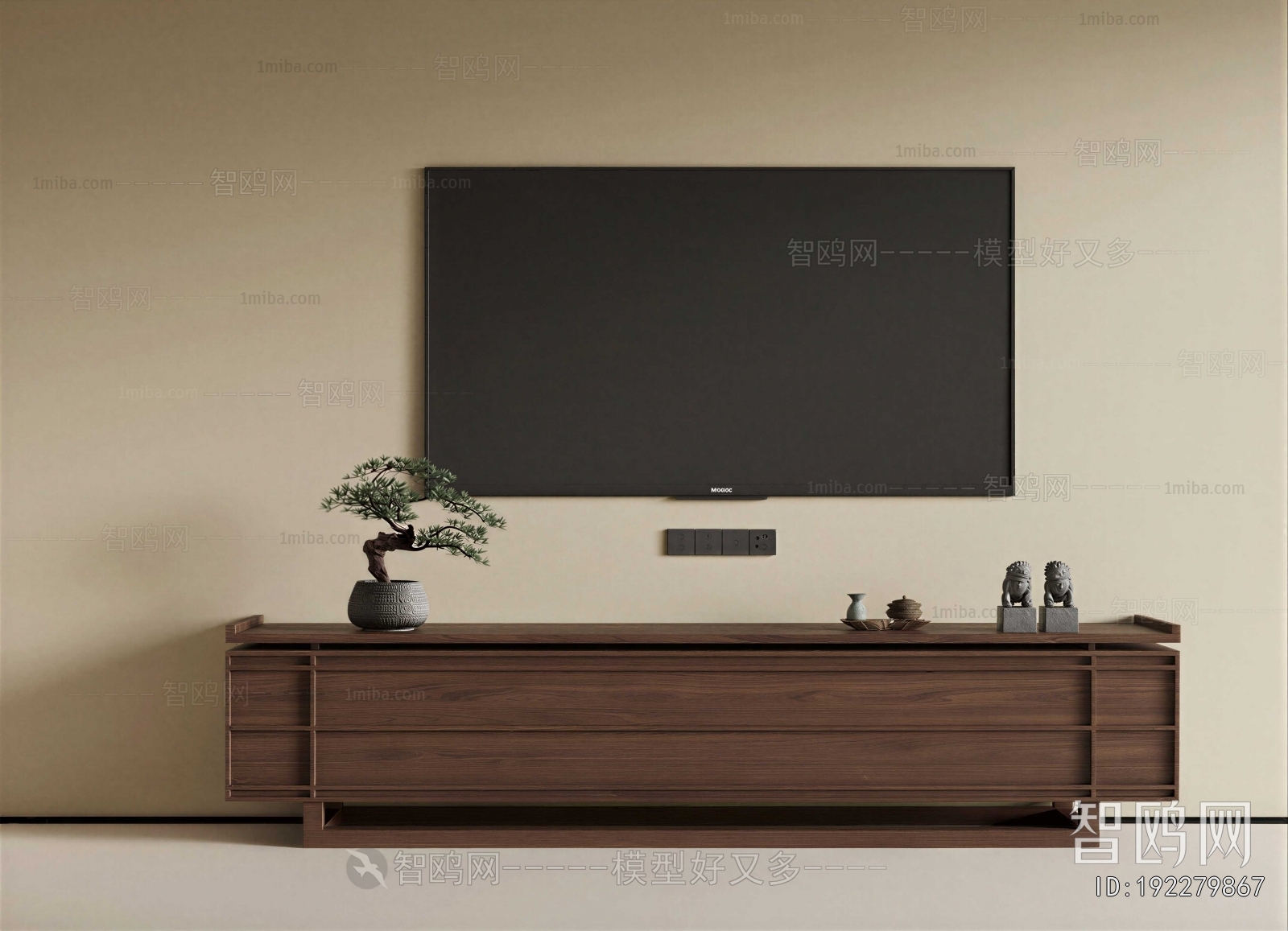 New Chinese Style TV Cabinet