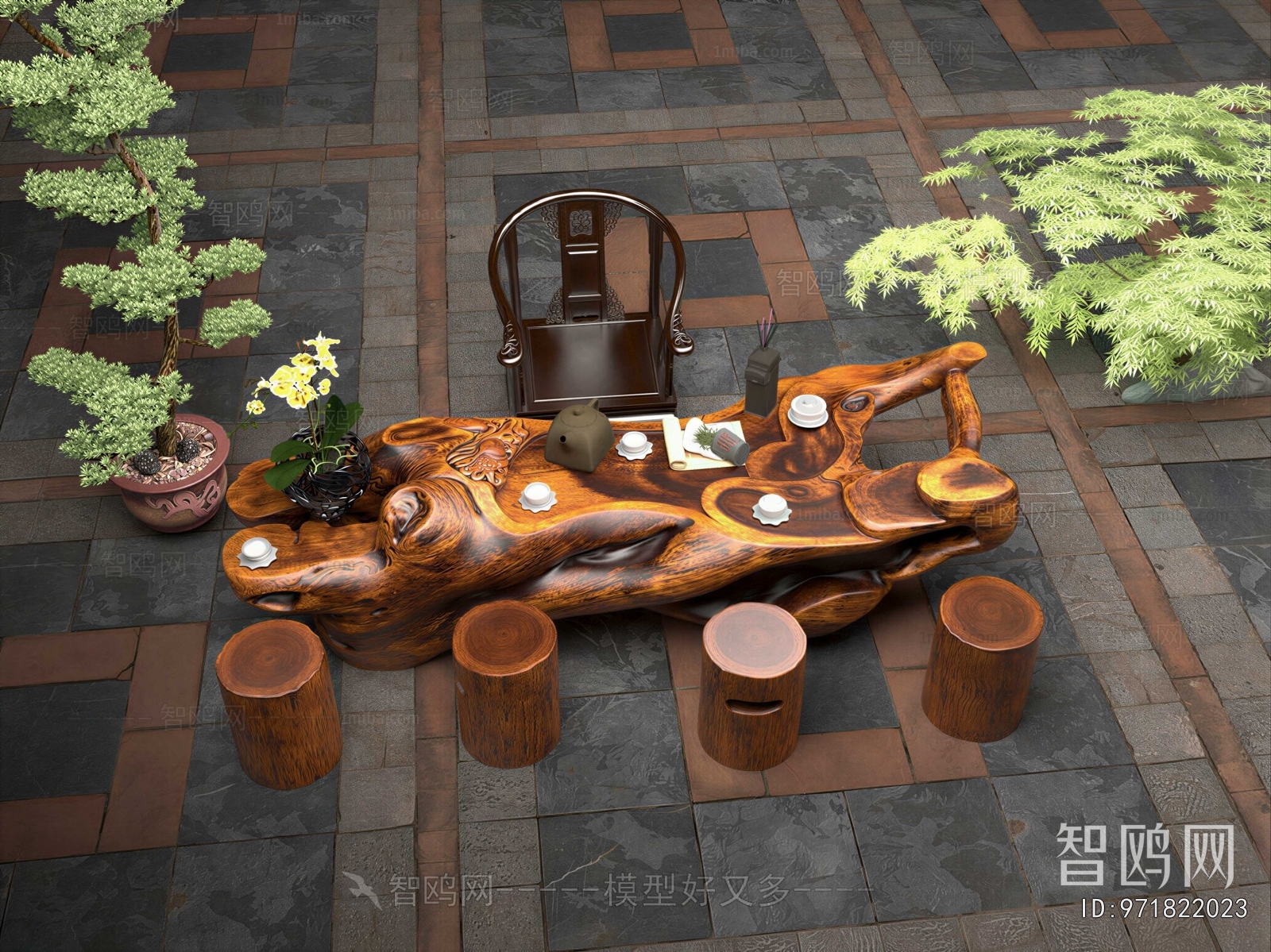 New Chinese Style Tea Tables And Chairs