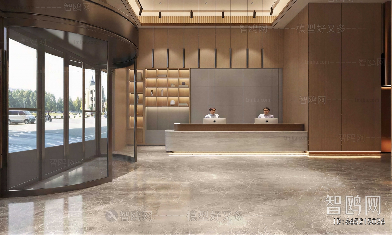 New Chinese Style Lobby Hall