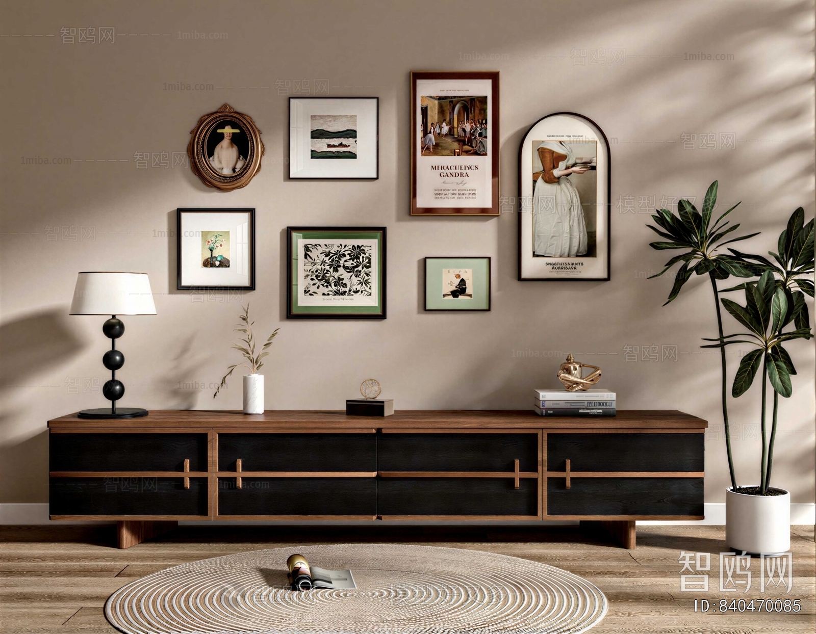 French Style TV Cabinet