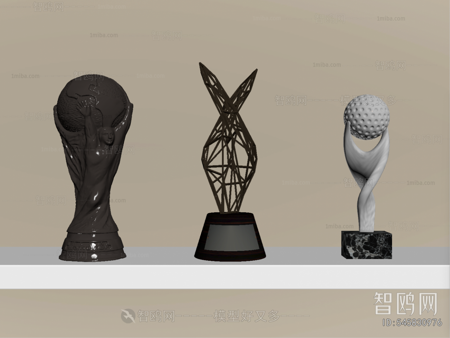 Modern Flag/badge/trophy/certificate