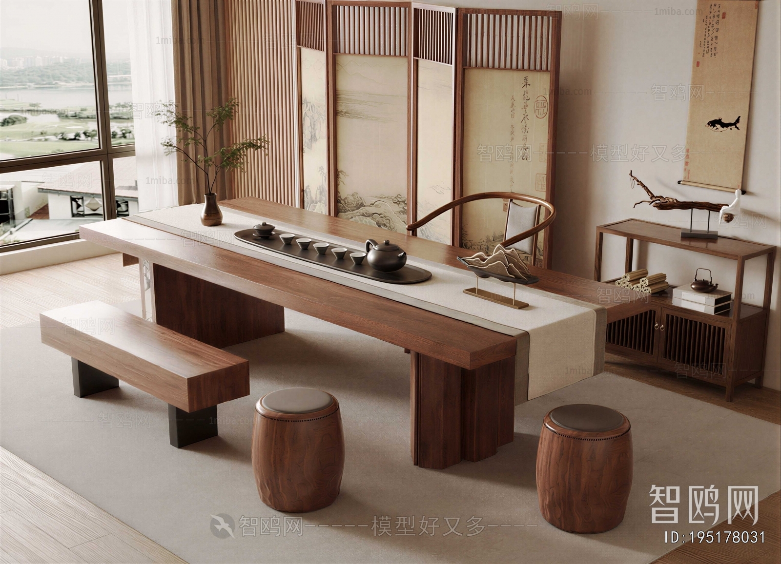 New Chinese Style Tea Tables And Chairs