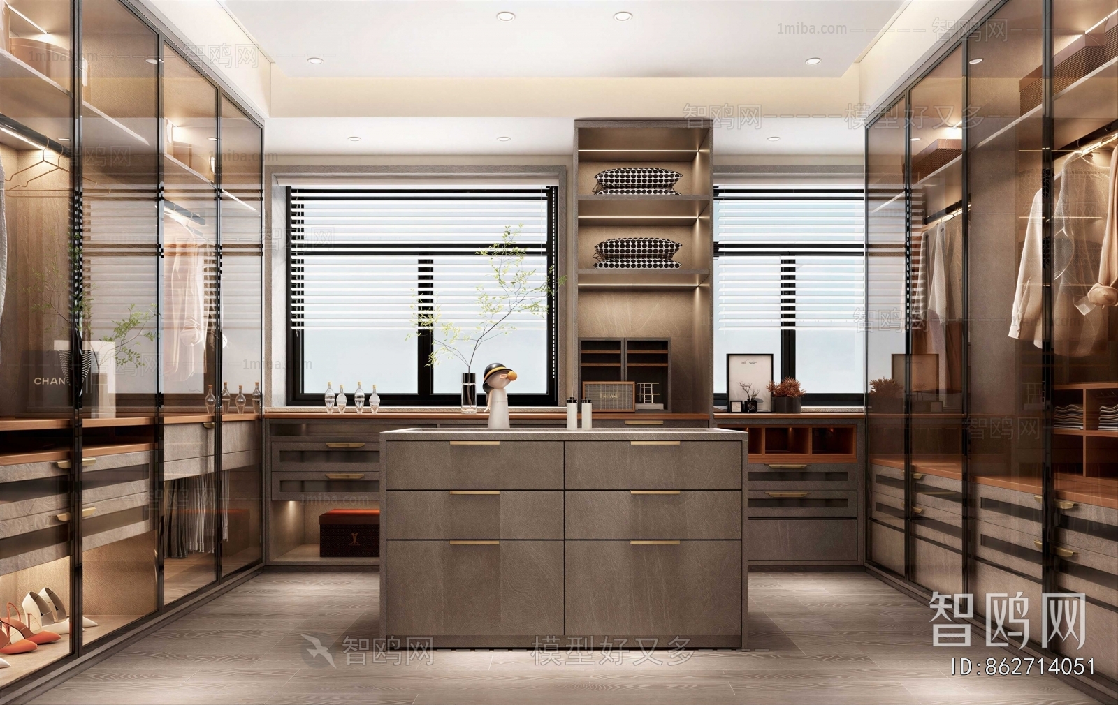 Modern Clothes Storage Area