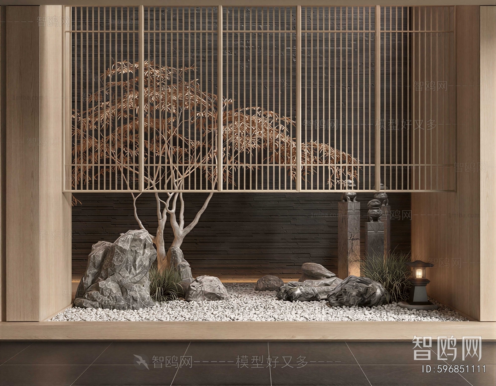 New Chinese Style Plant Landscaping