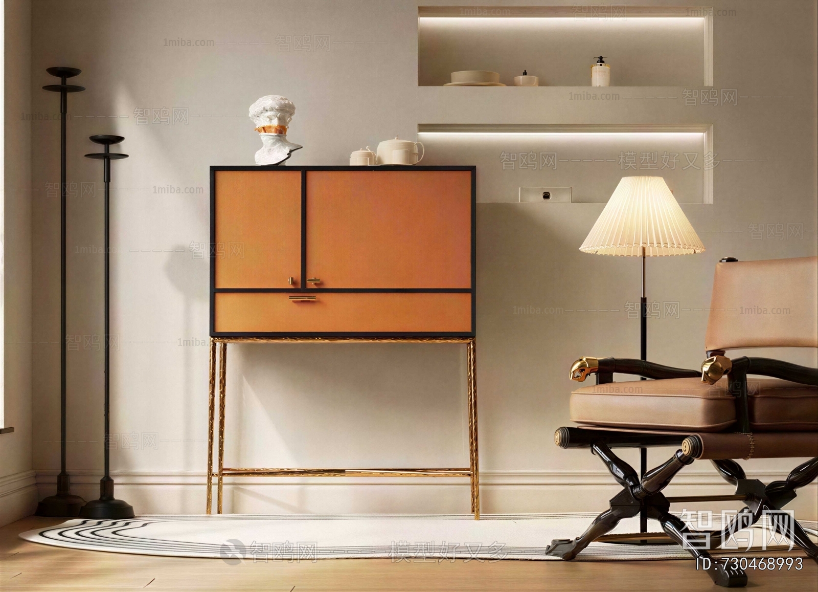 American Style Entrance Cabinet