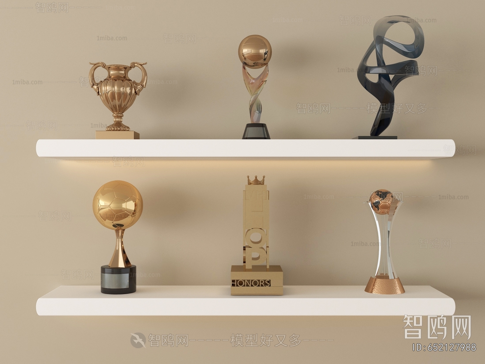 Modern Flag/badge/trophy/certificate