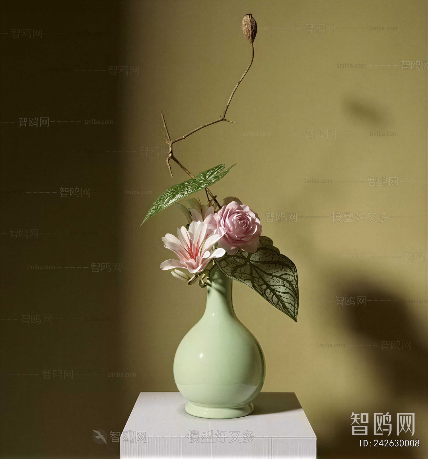 New Chinese Style Flower Arrangement