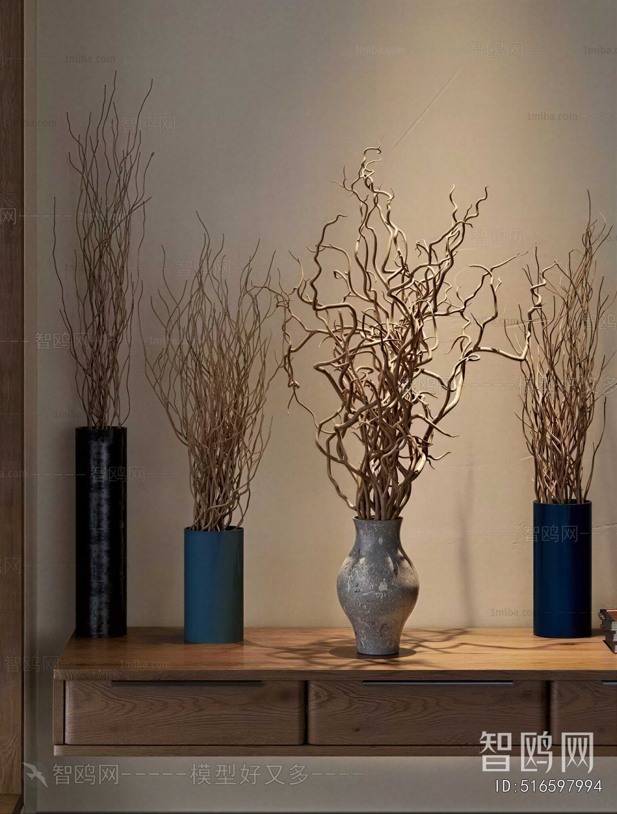 Wabi-sabi Style Dried Branch