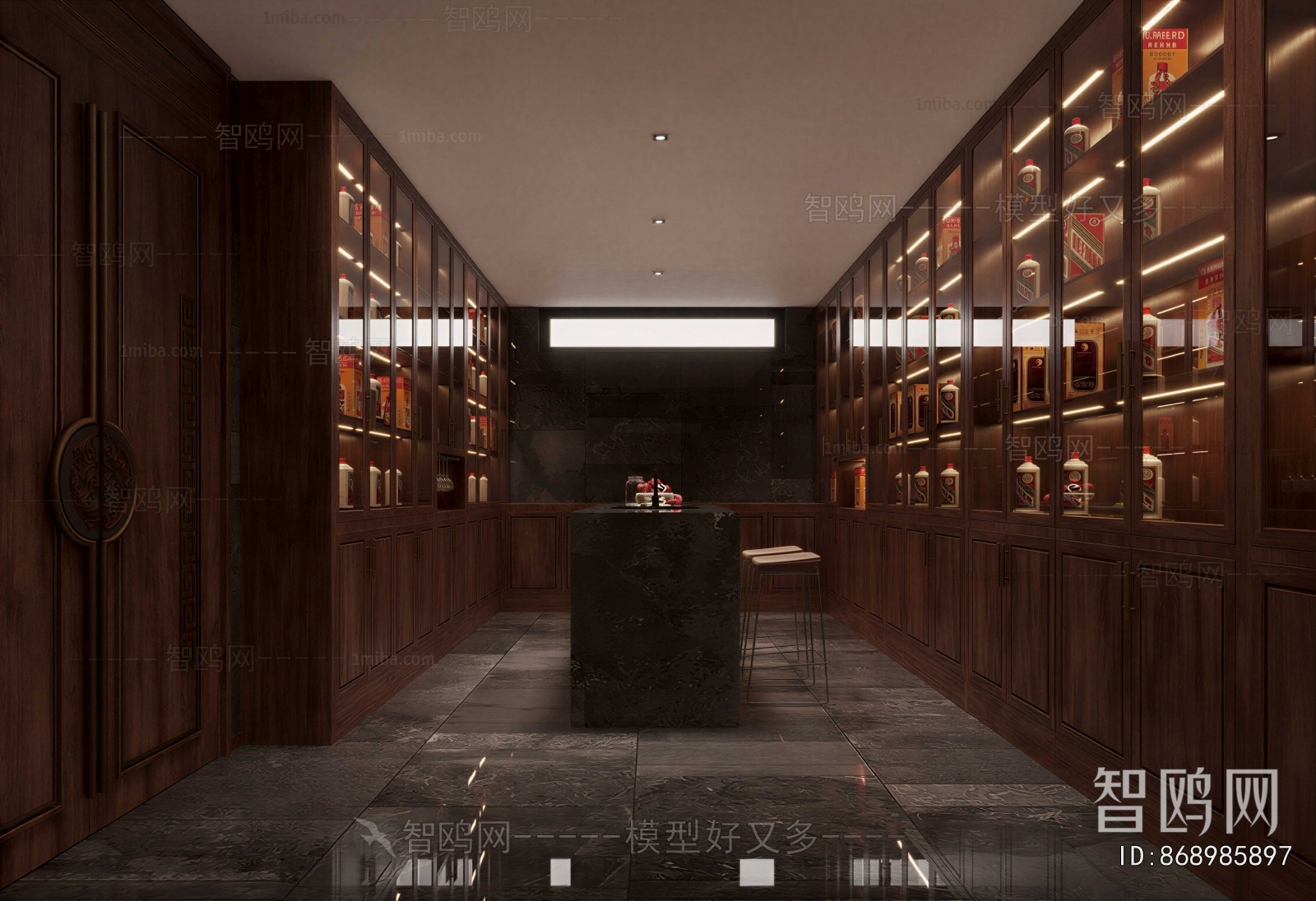 New Chinese Style Wine Cellar/Wine Tasting Room