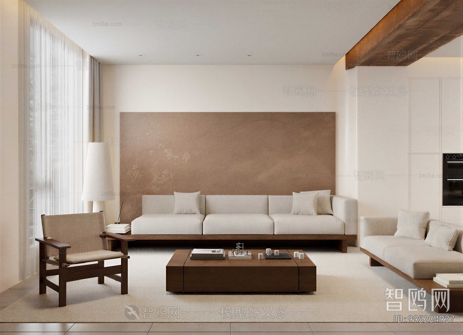 Wabi-sabi Style A Living Room