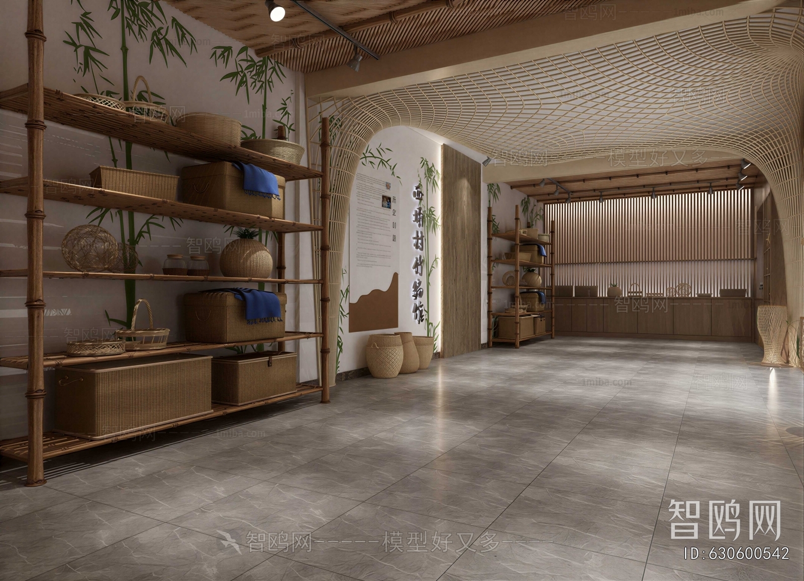 New Chinese Style Exhibition Hall