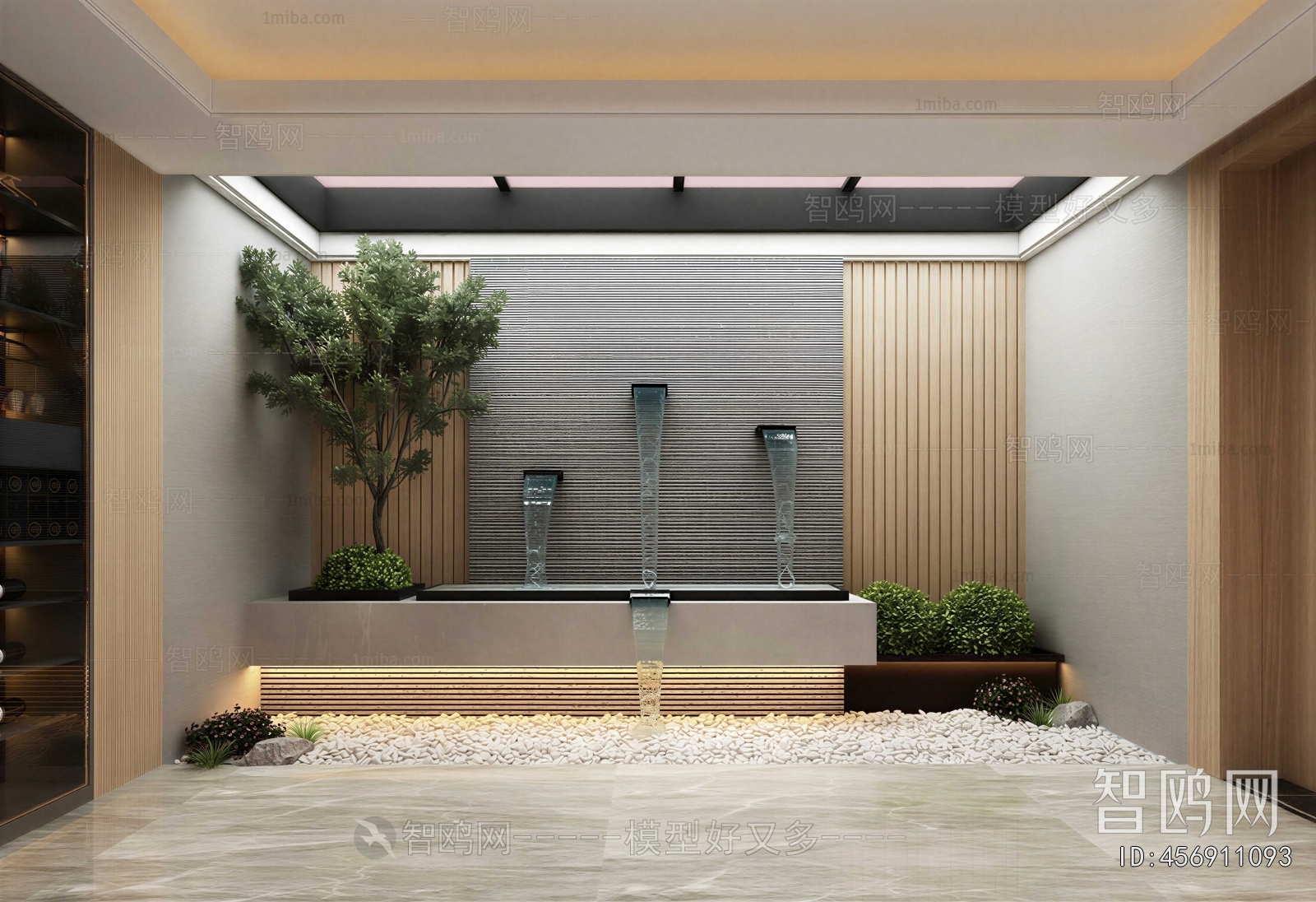 New Chinese Style Plant Landscaping