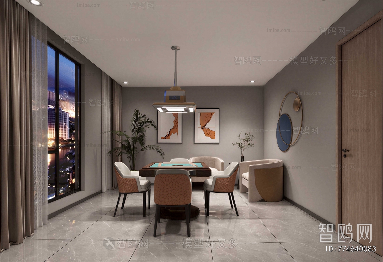 Modern Chess And Card Room