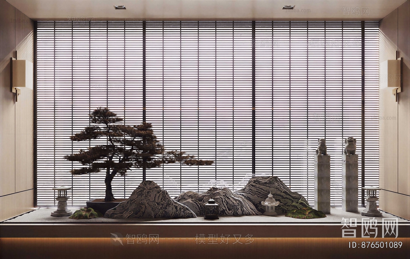 New Chinese Style Plant Landscaping