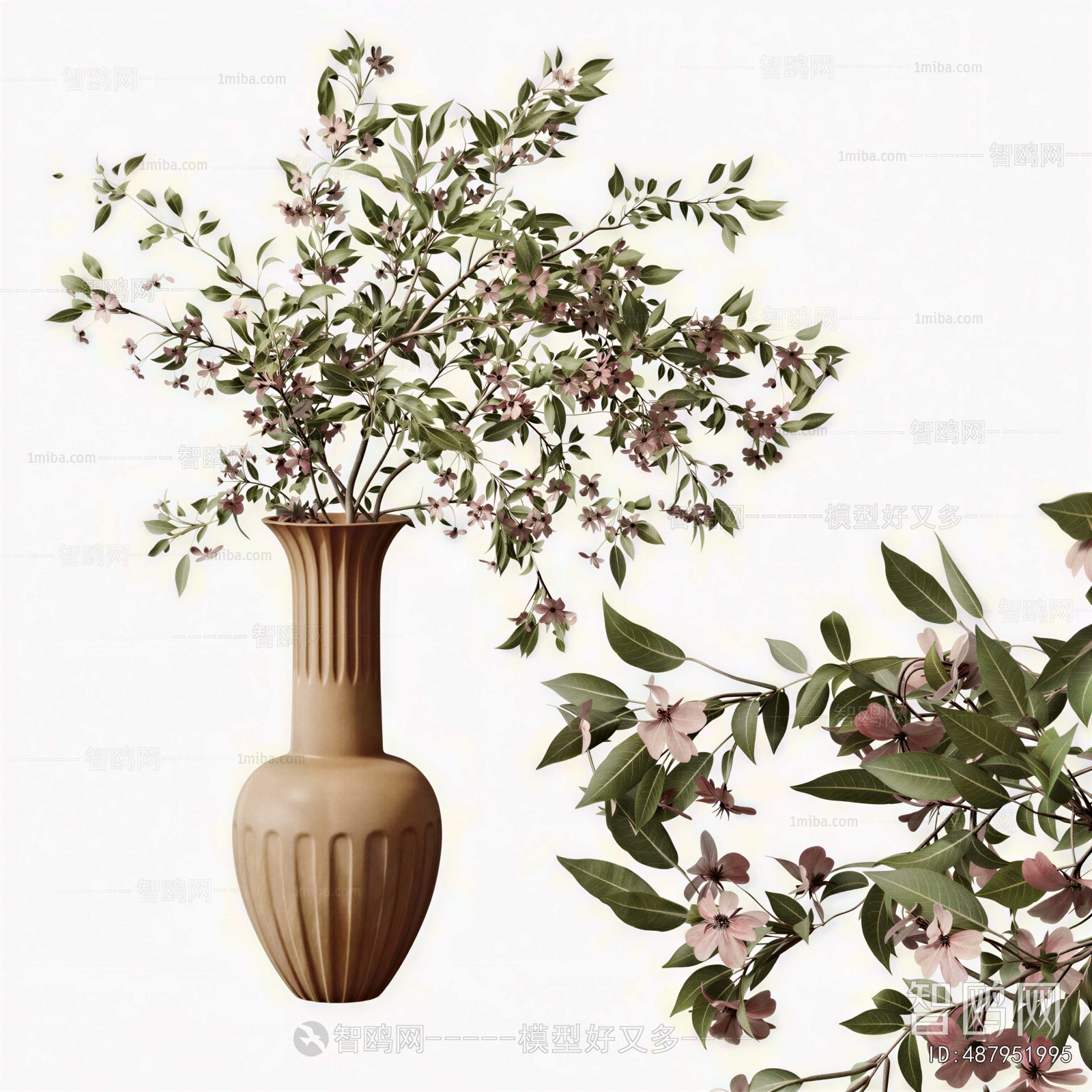 Wabi-sabi Style Flower Arrangement