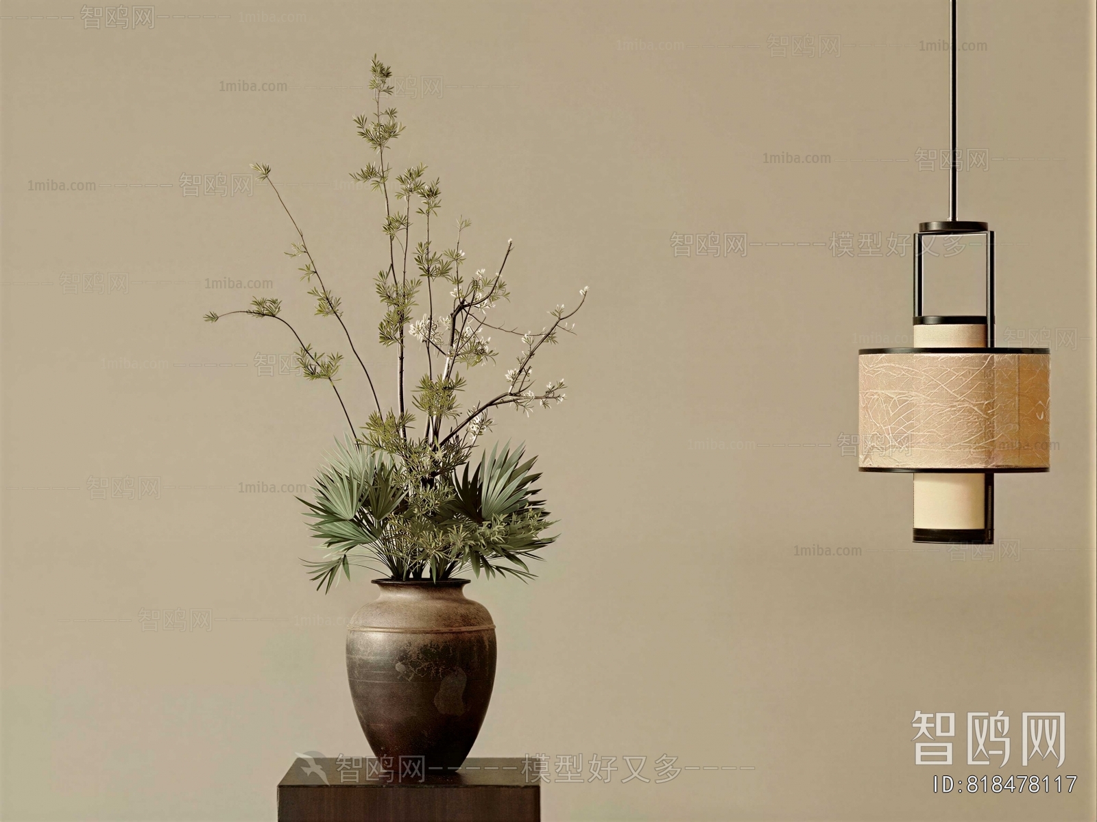 New Chinese Style Flower Arrangement