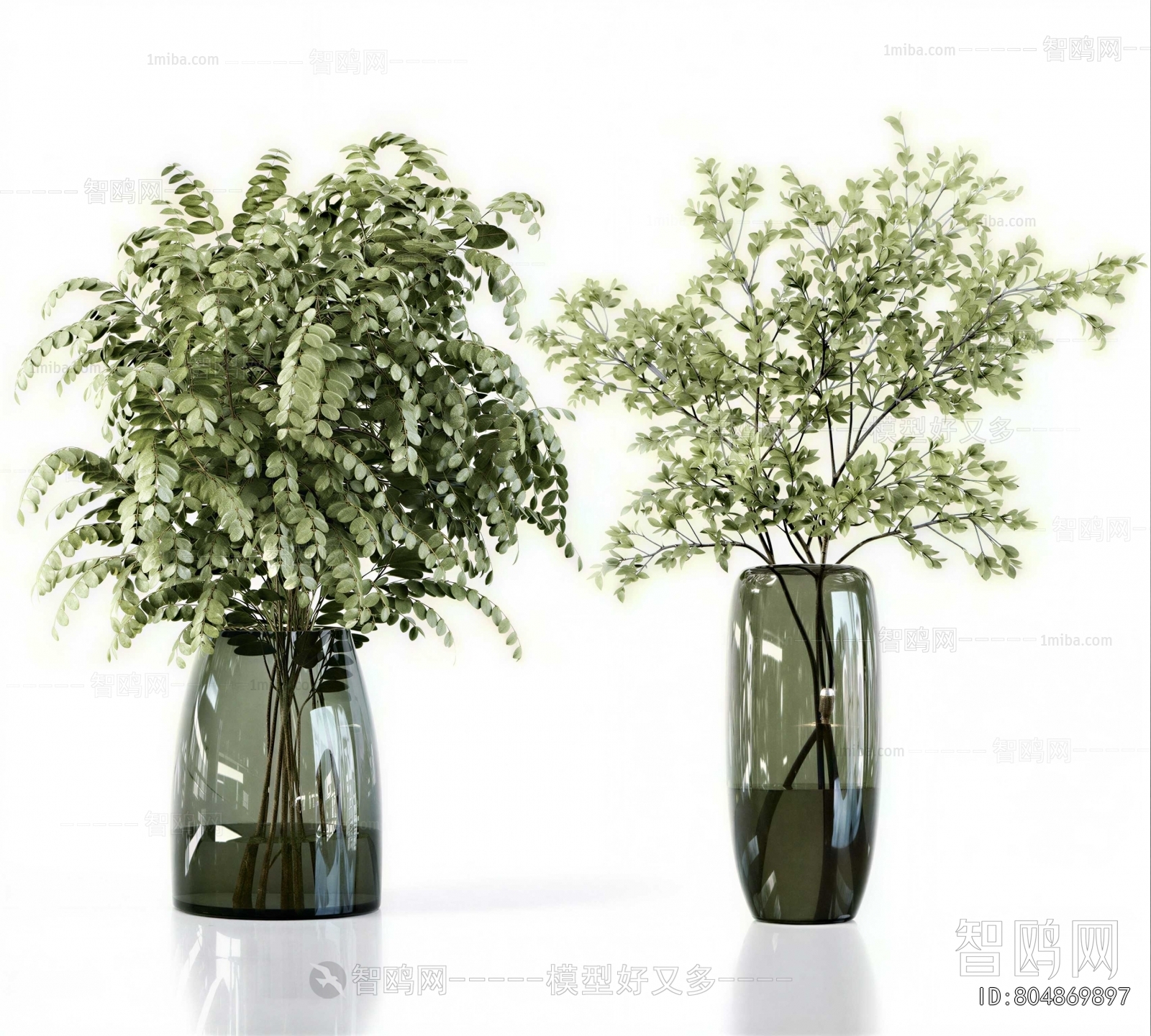 Modern Aquatic Green Plant