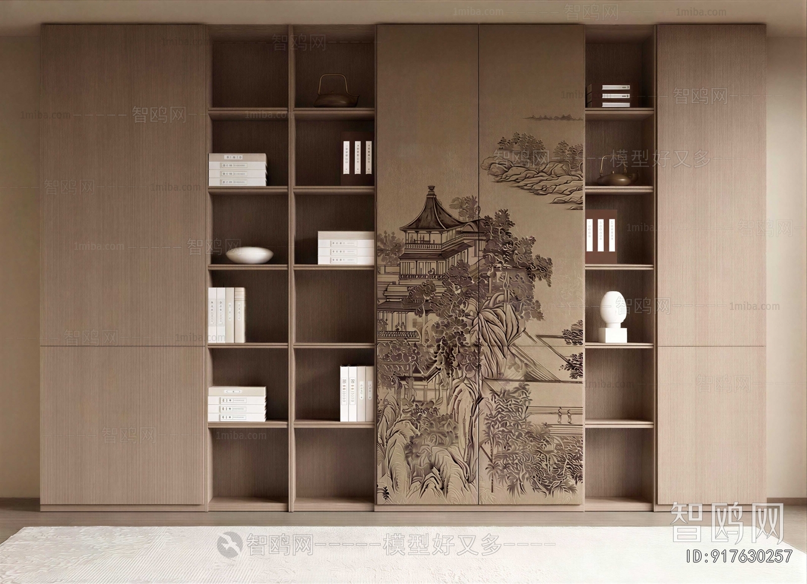New Chinese Style Bookcase